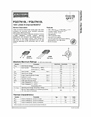 DataSheet FQD7N10L pdf